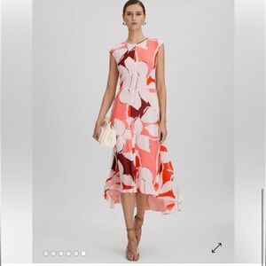 Reiss floral dress Becca print